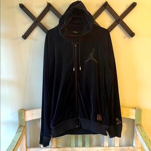 Jordan x OVO Velour Hoodie – Black/Gold